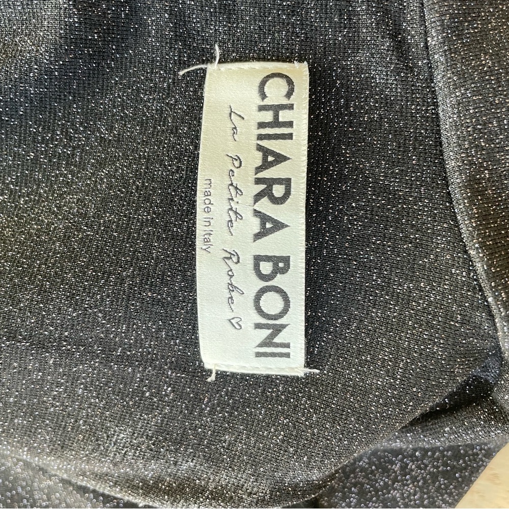Chiara Boni Midnight Black Dress